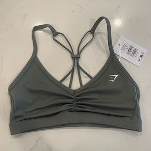 Gymshark Rutched Strappy Sport Bra Size Small